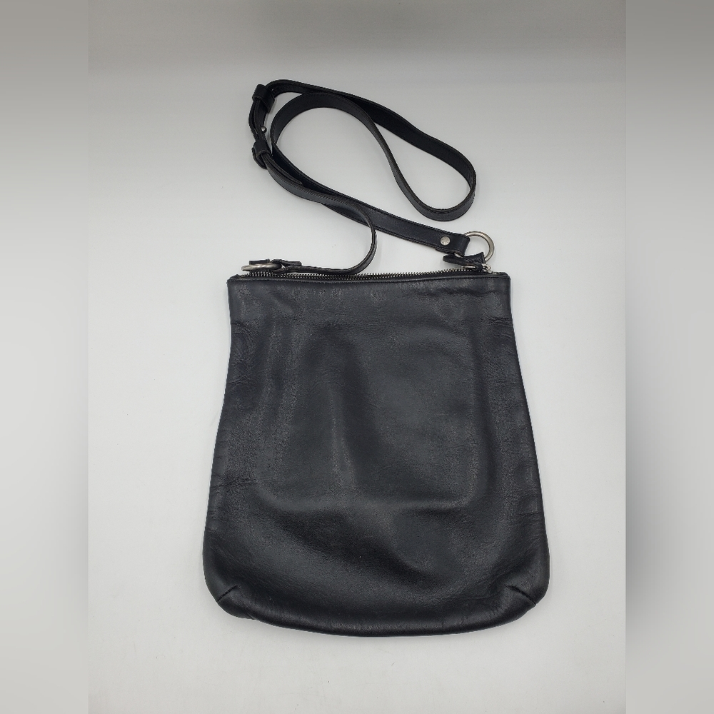 Vintag COACH 9457 Black Leather Chelsea Slim Crossbody Made in The United States